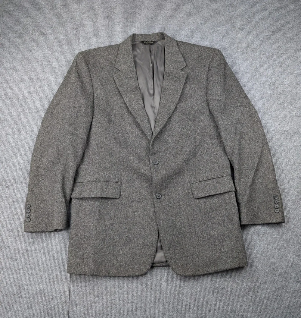 Jos A Bank Blazer Mens 43L Gray Camel Quiet Luxury Timeless Career Sport Coat